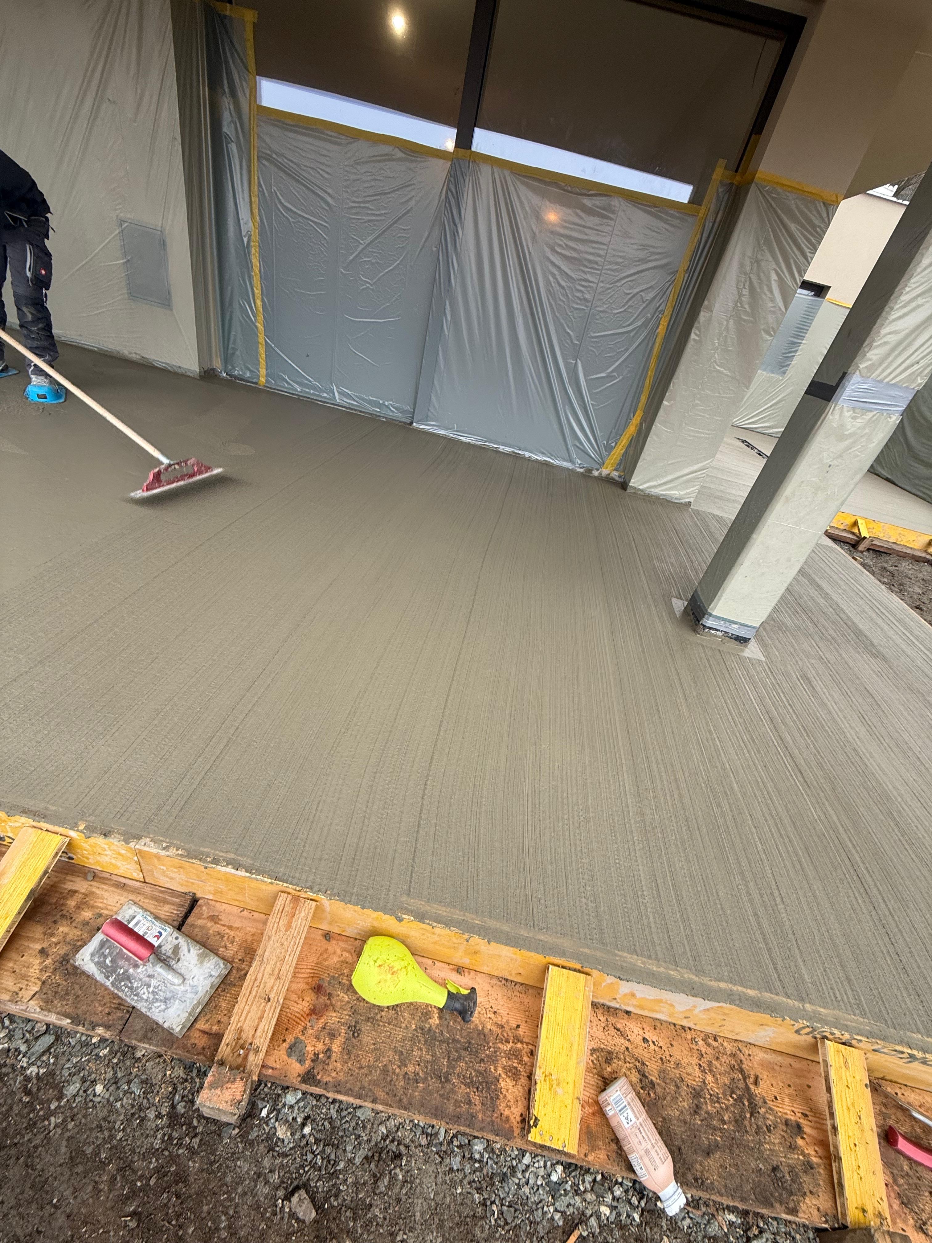 Beton glätten Projekt 8