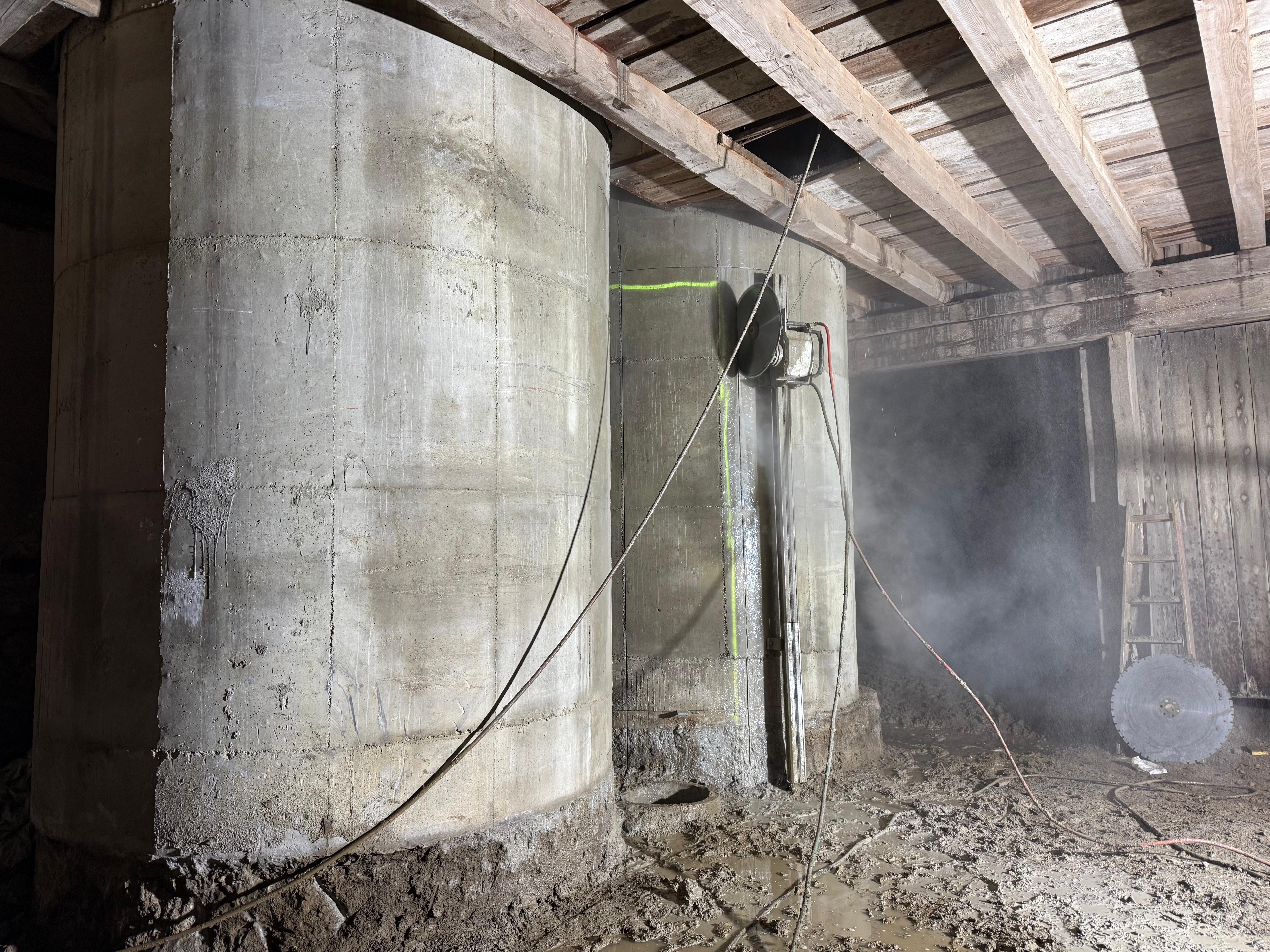 Betonschneiden Projekt 8